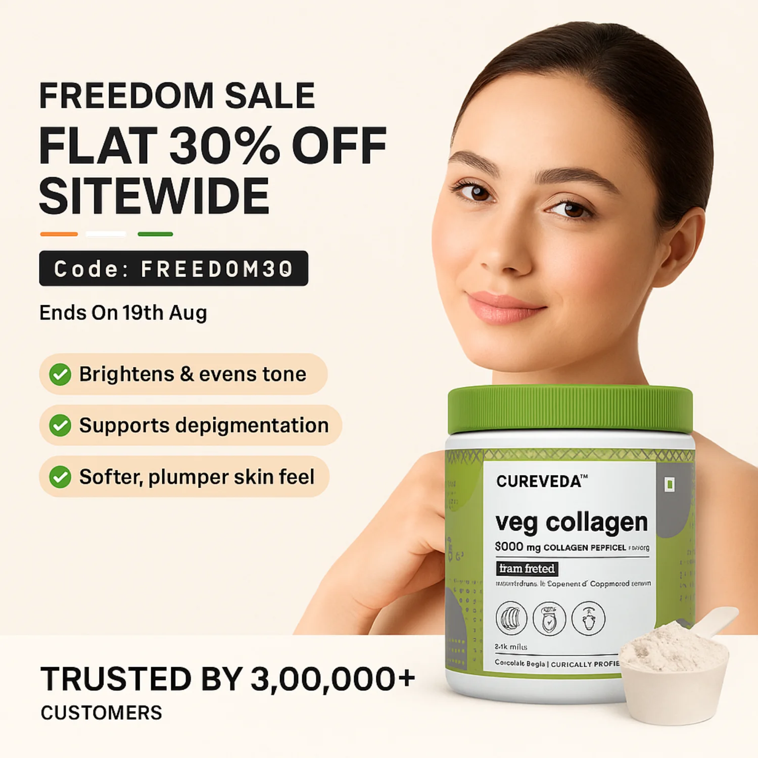Cureveda — Independence Day Ad Output