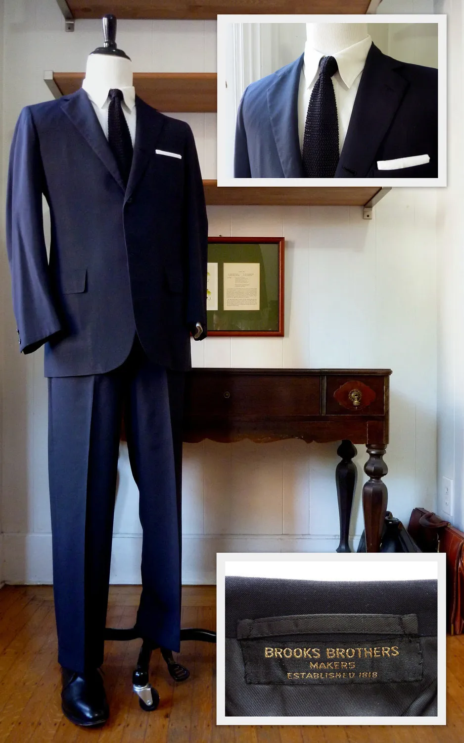 Mannequin blurry shot of suit β input