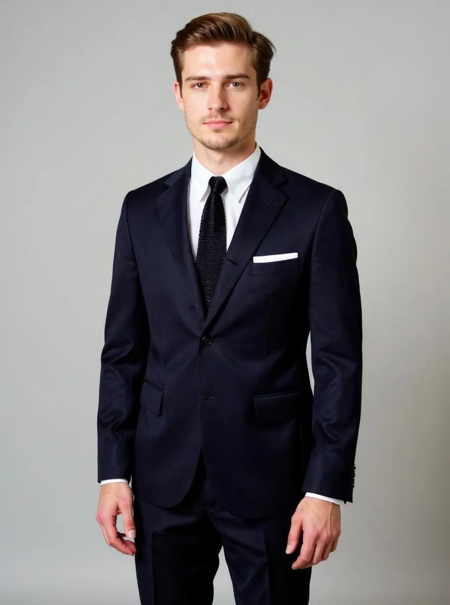 Model in Suit